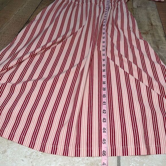 Matilda Jane Heart to Heart McIntosh Red Striped Knit Dress M - Picture 7 of 13